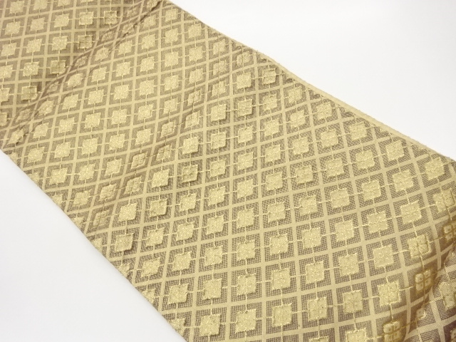 JAPANESE FUKURO OBI / SAGANISHIKI / WOVEN TASUKI LATTICE